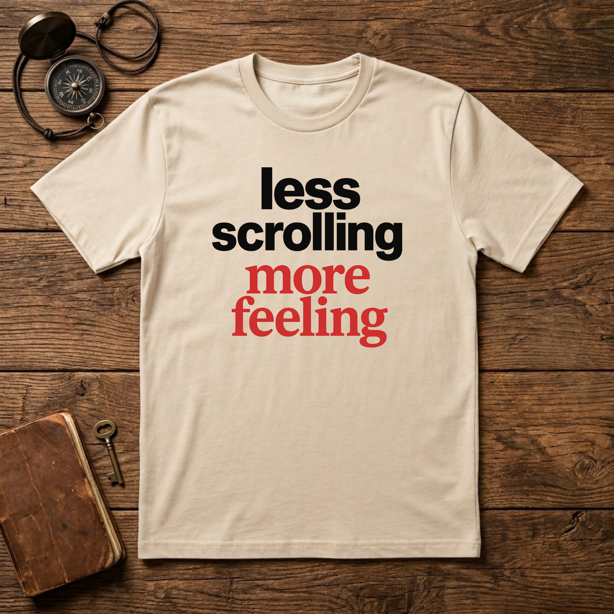 Less Scrolling More Feeling T-Shirt
