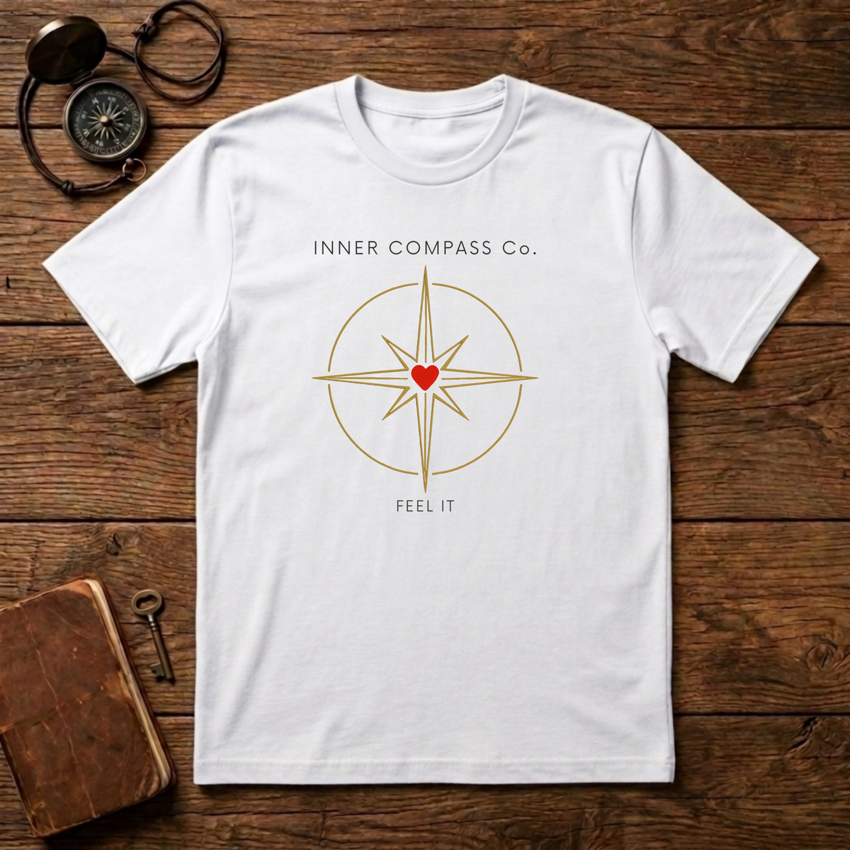 Compass heart  T-Shirt